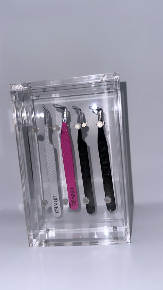 Tweezer case magnetic